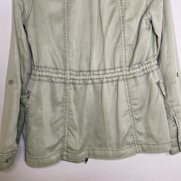 Marrakech Anthropologie Utility Jacket Geneva Military Green Medium - Picture 12 of 14